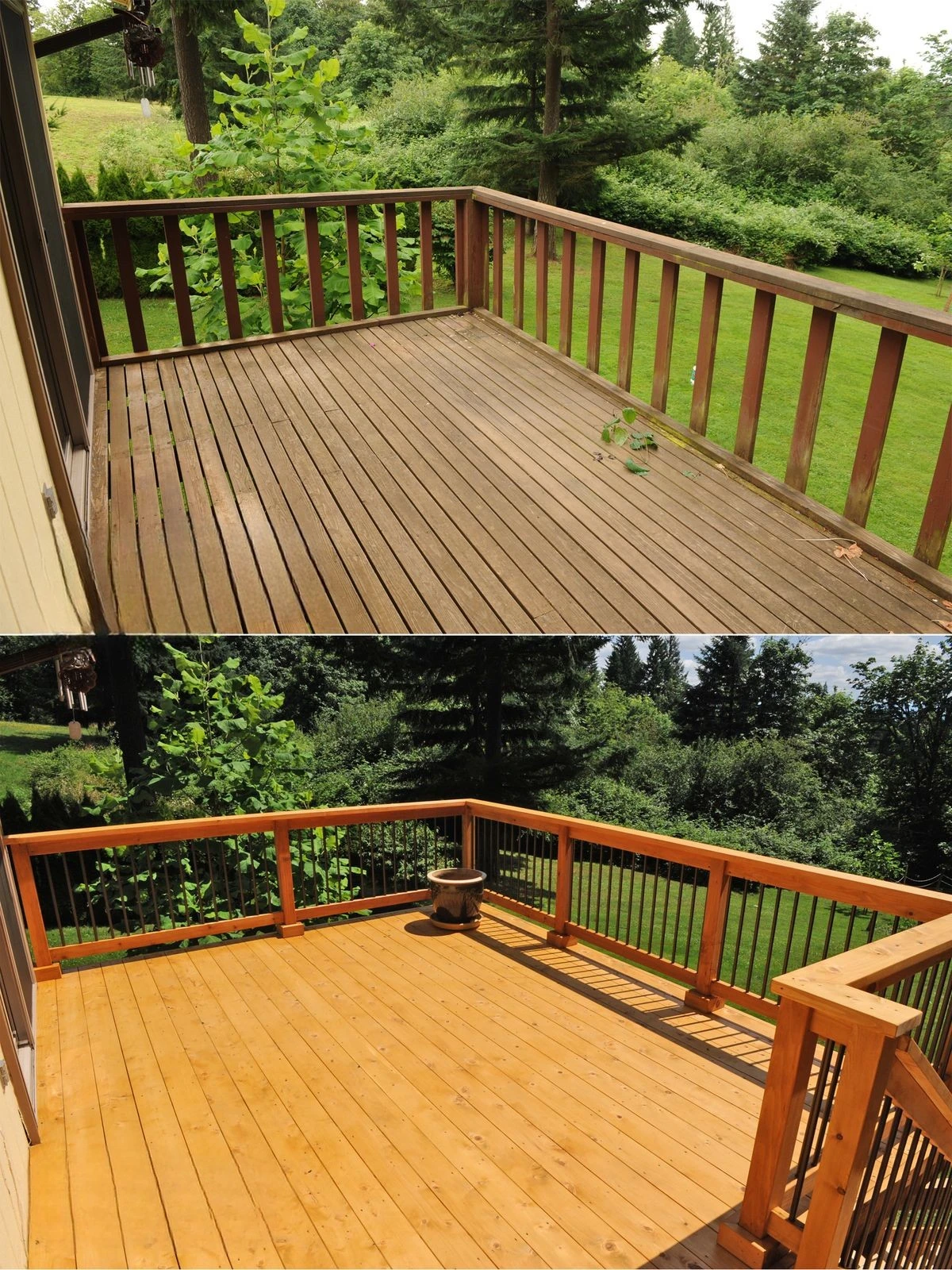 Cedar Deck Before