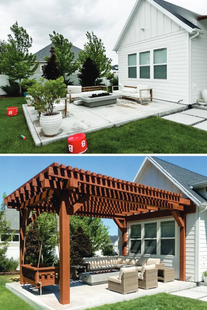 Pergola Before