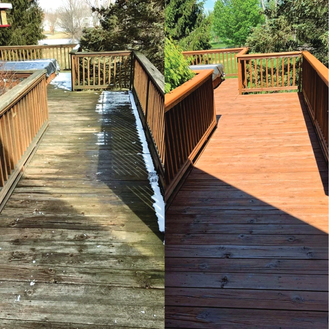 Wood Deck Before